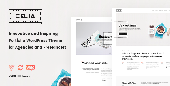 Celia - Innovative Portfolio WordPress Theme Logo