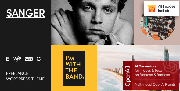 Sanger - Freelance WordPress Theme Logo