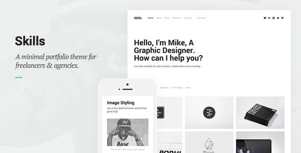 Skills - Creative Portfolio WordPress Theme Logo