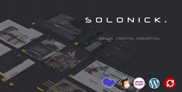 Solonick - Personal Portfolio WordPress Theme Logo