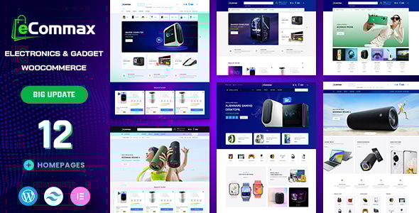 Ecommax - Electronics & Gadget WooCommerce WordPress Theme Logo